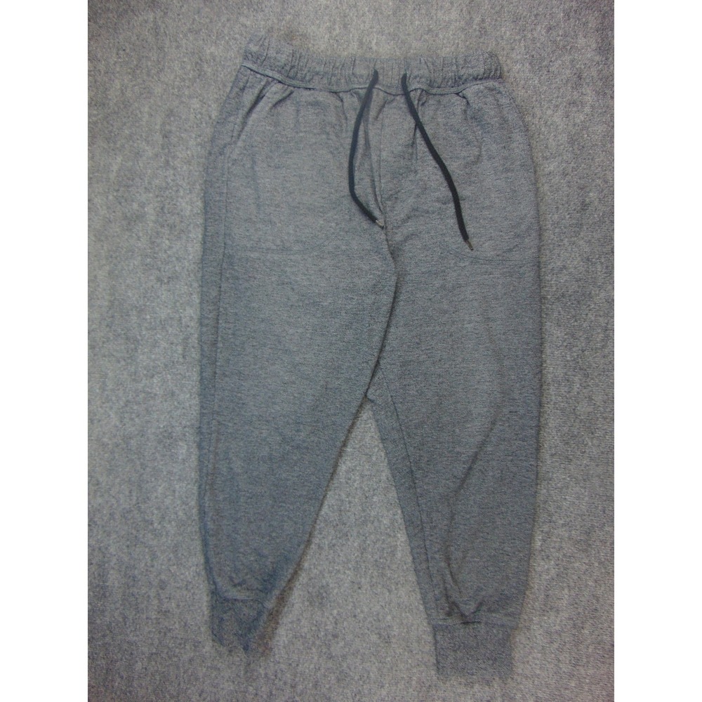 BDG Jogger Pants Mens Large Gray Solid Heathered Drawstring Comfort Streetwear